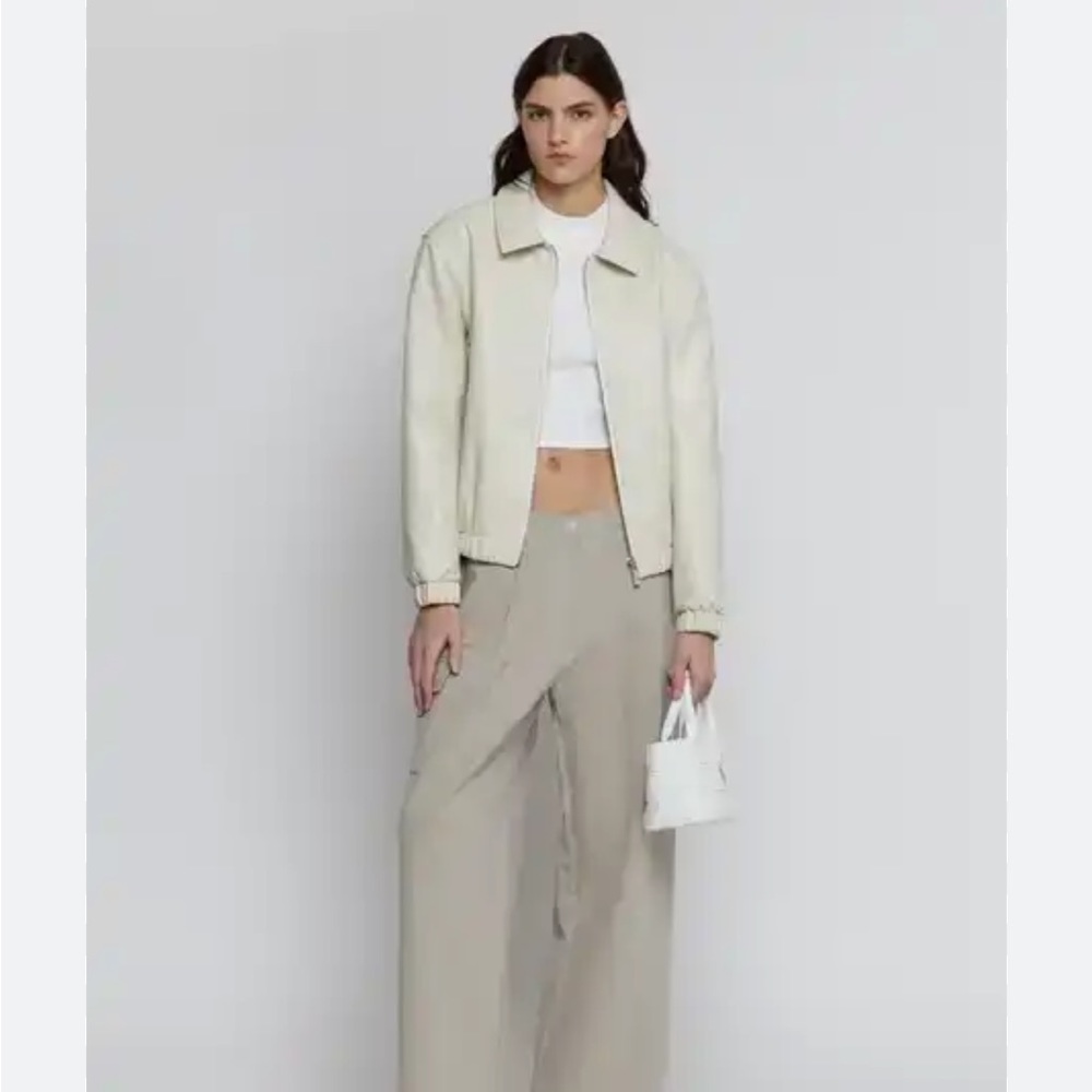 Oak & Fort Vegan Leather Bomber